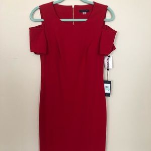 NWT Tommy Hilfiger Cold Shoulder Sheath Dress